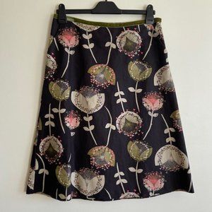 Laura Ashley Green Patterned Skirt
